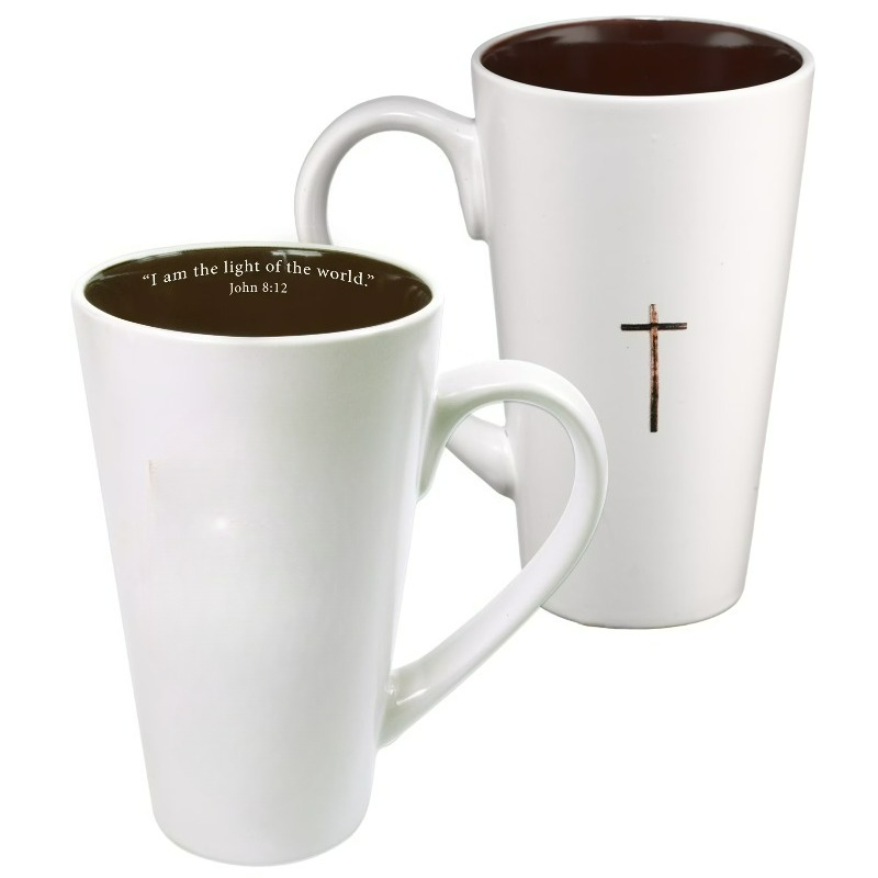 Coffee Tea World - Tall Stoneware Coffee/Tea Mug Light of