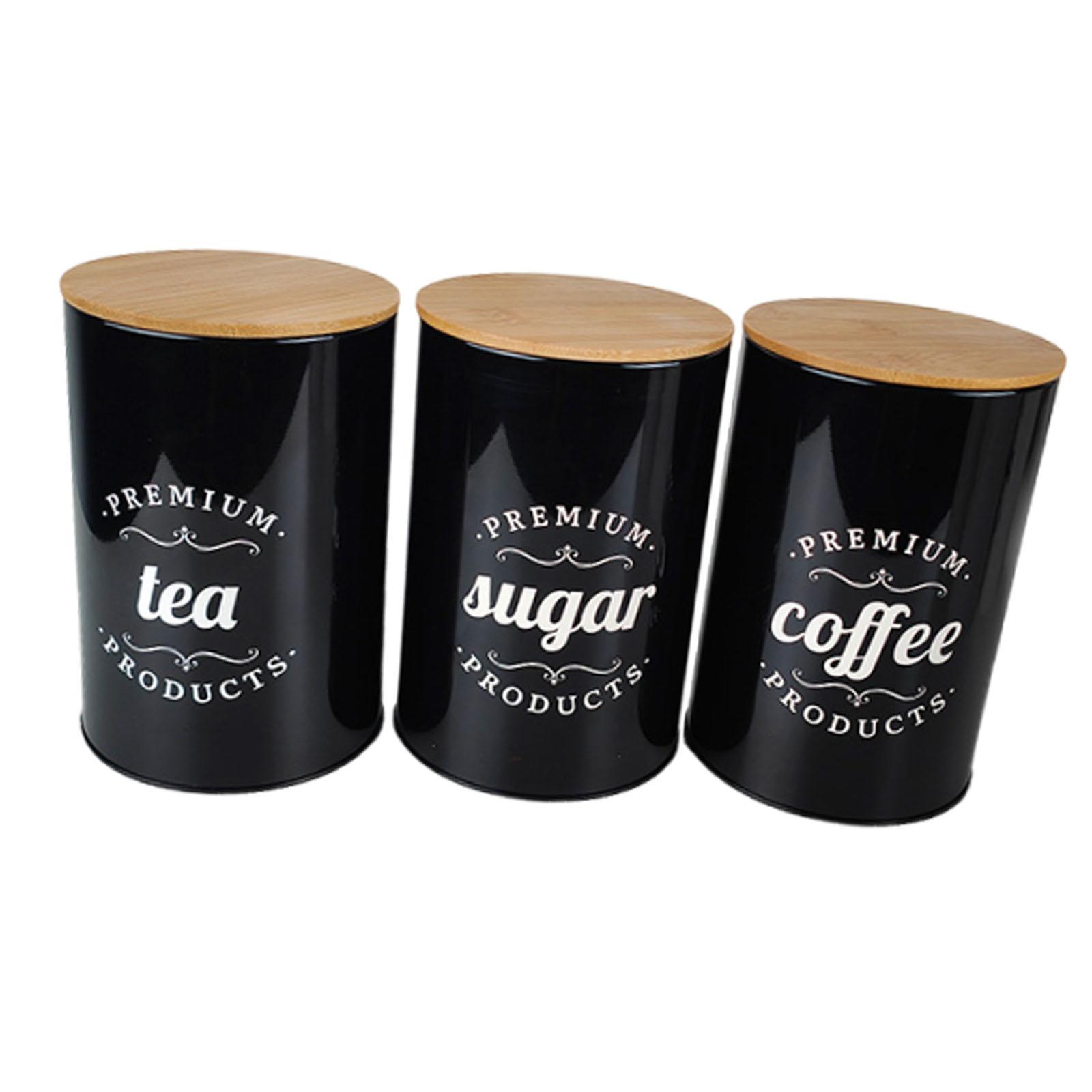Tea Coffee Sugar Container - Tinplate Coffee Tea Sugar Storage Jars