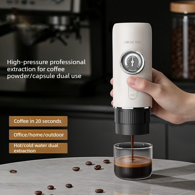 Coffee&Tea House Opinie - Portable Espresso Machine 20Bar Pressure Automatic
