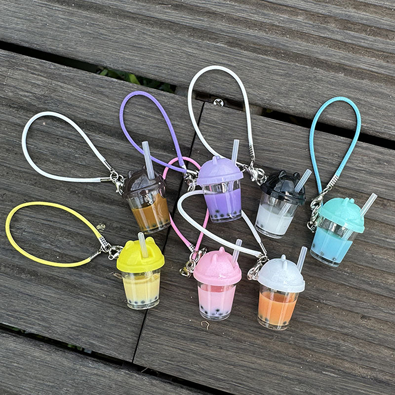 Coffee Y Tea - Cute Pearl Milk Tea Bag Charm