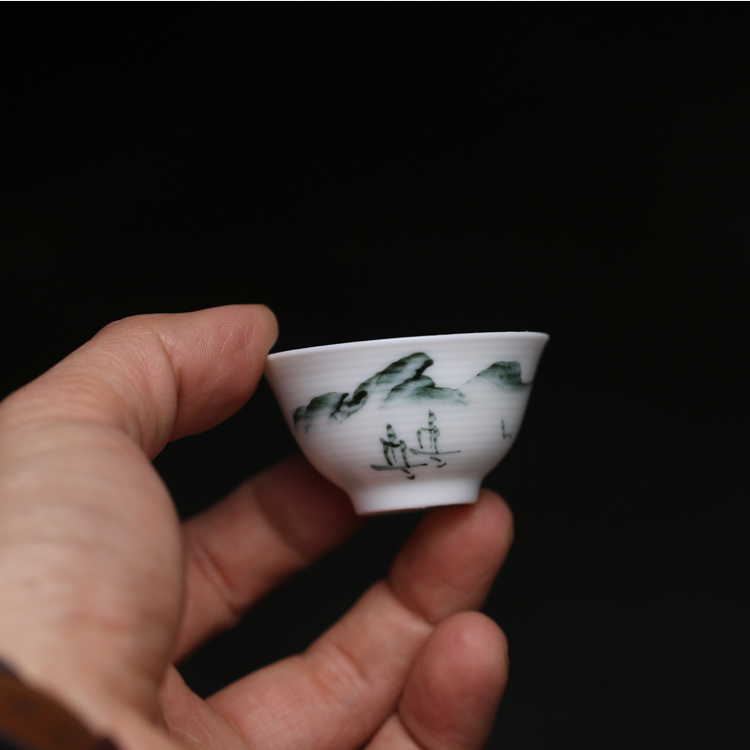 Gongfu Tea Set - Miniature Chinese Ceramics Tea Cup Hand-Painted
