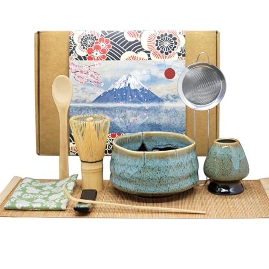 Matcha Whisk Set - Matcha Whisk Set 9pcs Japanese Tea