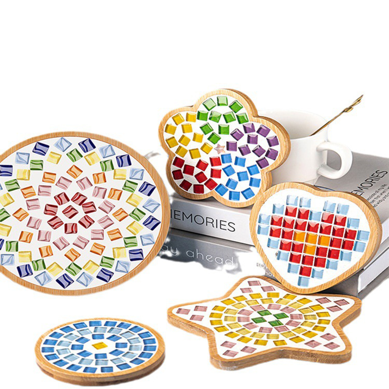 Bamboo Tea Tray - Bamboo Mosaic DIY Coasters Handmade Creative