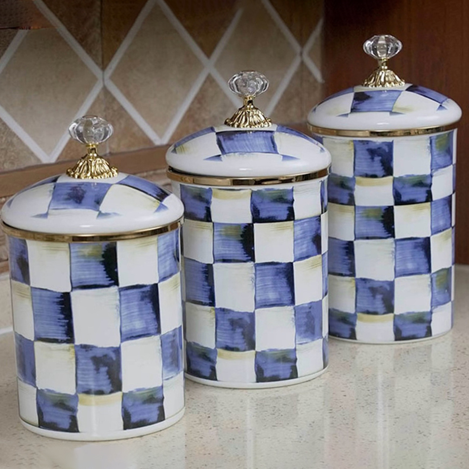 European Retro Classic Storage - مراجعة Tea Coffee Sugar Container وسعره