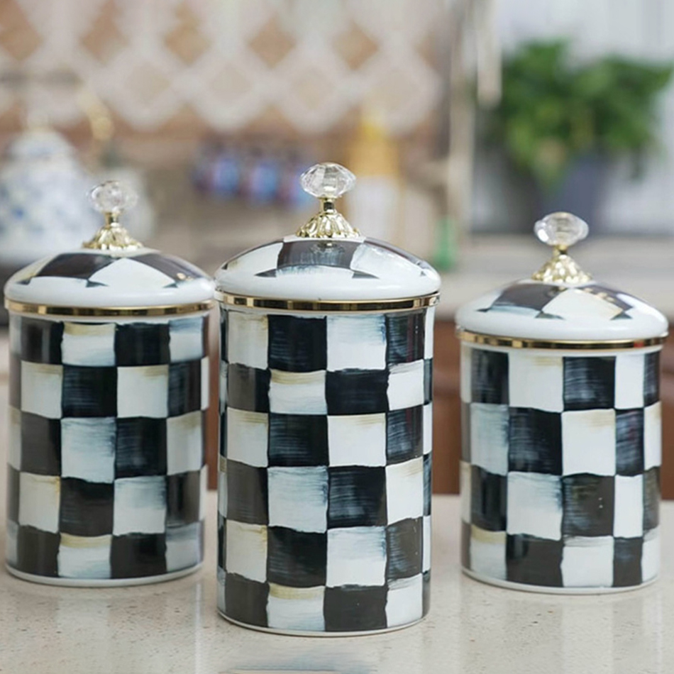 European Retro Classic Storage - مراجعة Tea Coffee Sugar Container وسعره