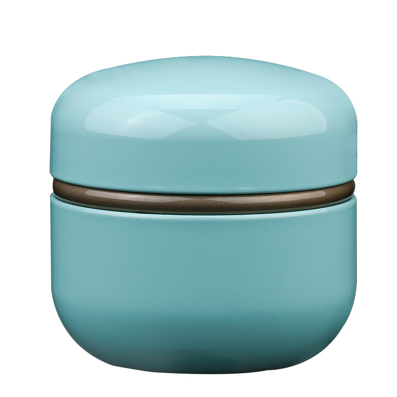 50g Electroplated Tinplate Tea - مراجعة Tea Coffee Sugar Container وسعره