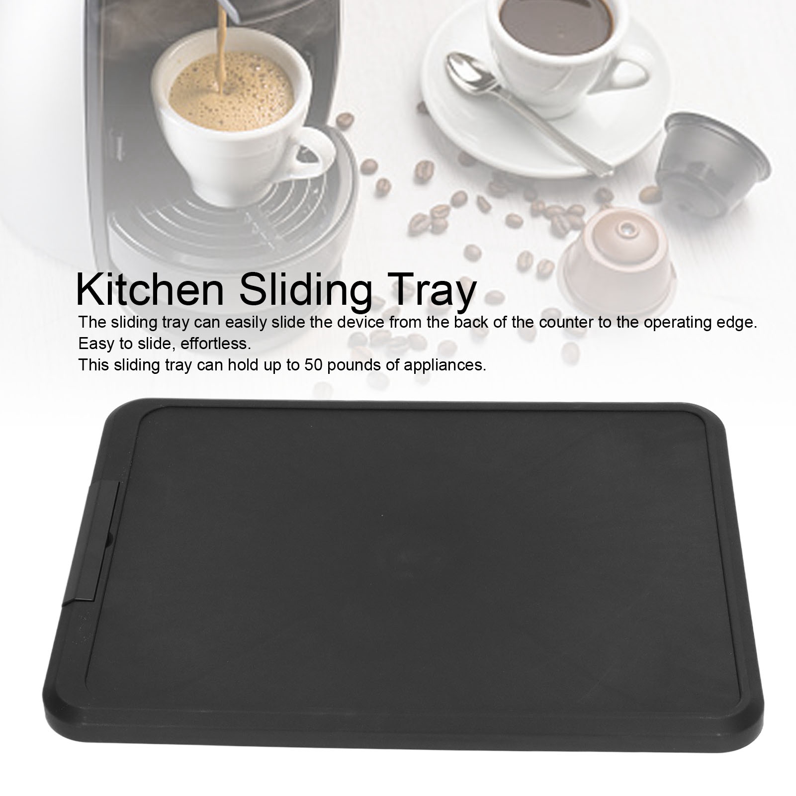 Kitchen Appliance Sliding Tray - مراجعة Coffee&Tea House Opinie وسعره