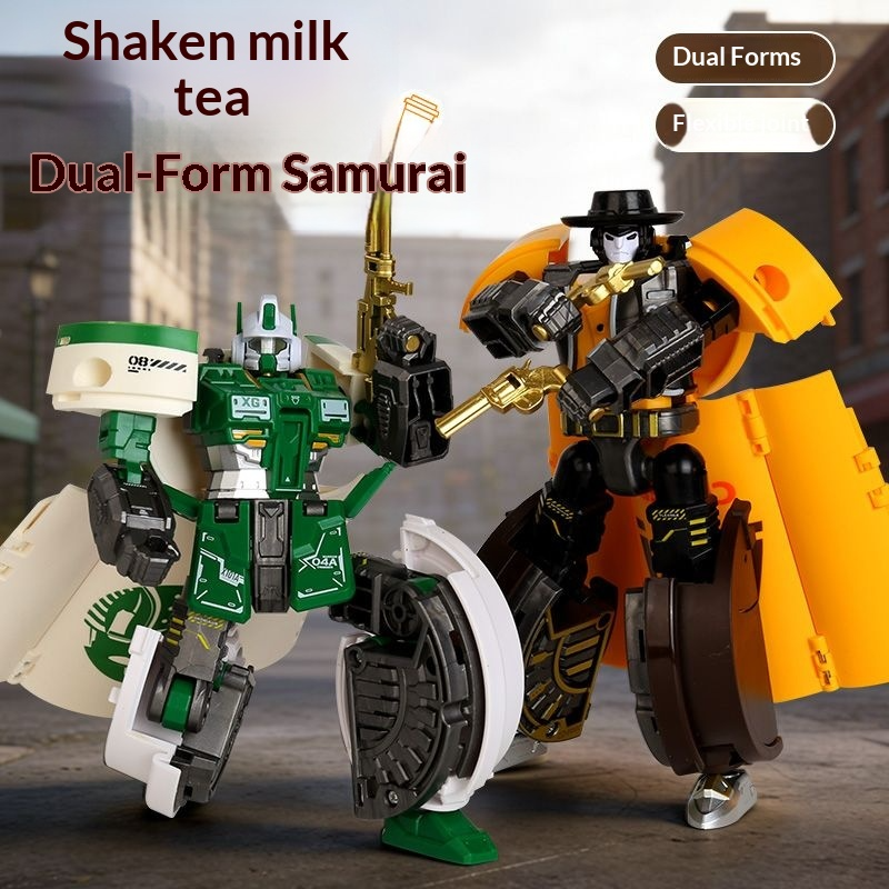 Transforming toy milk tea warr - مراجعة Coffee Y Tea وسعره