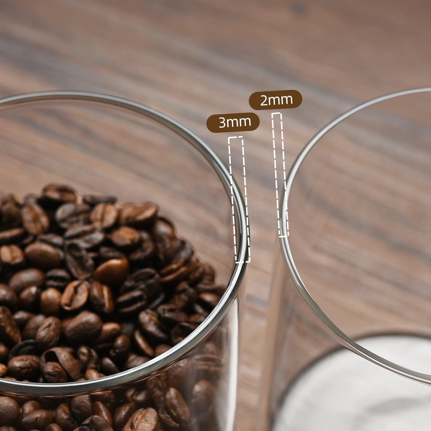 umieo Glass Food Storage Conta - مراجعة Tea Coffee Sugar Container وسعره