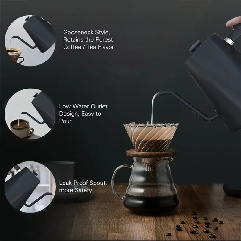 Gooseneck Electric Kettle With - مراجعة Coffee Tea Uk وسعره
