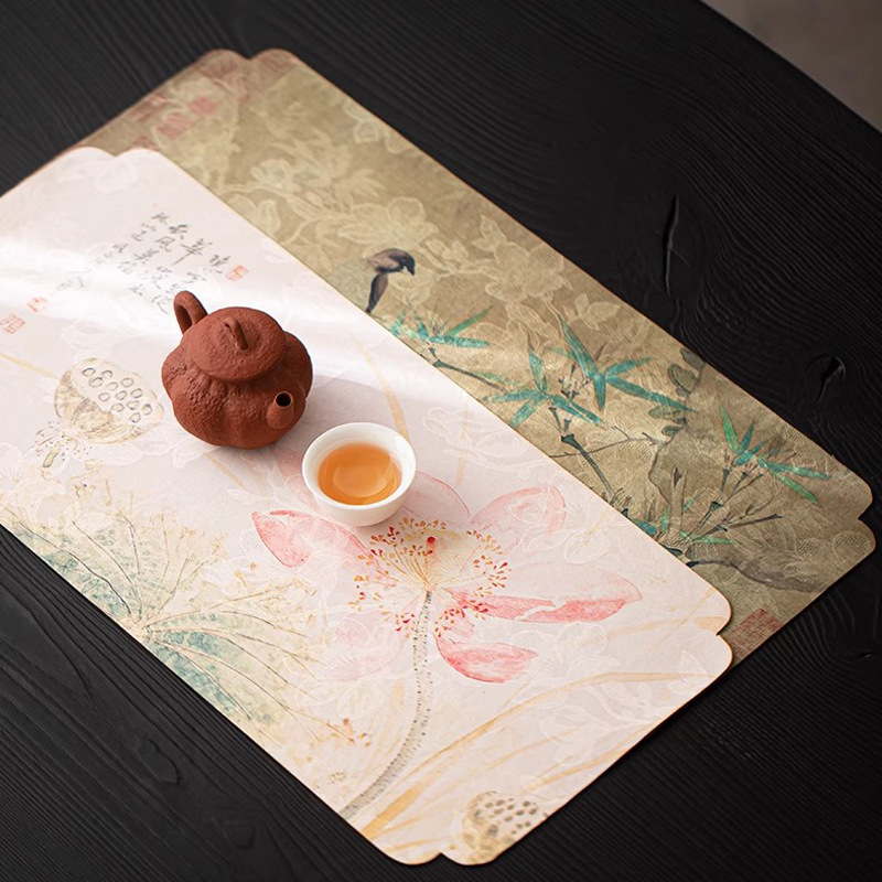 Chinese Style Cloud Silk Green - مراجعة Bamboo Tea Tray وسعره
