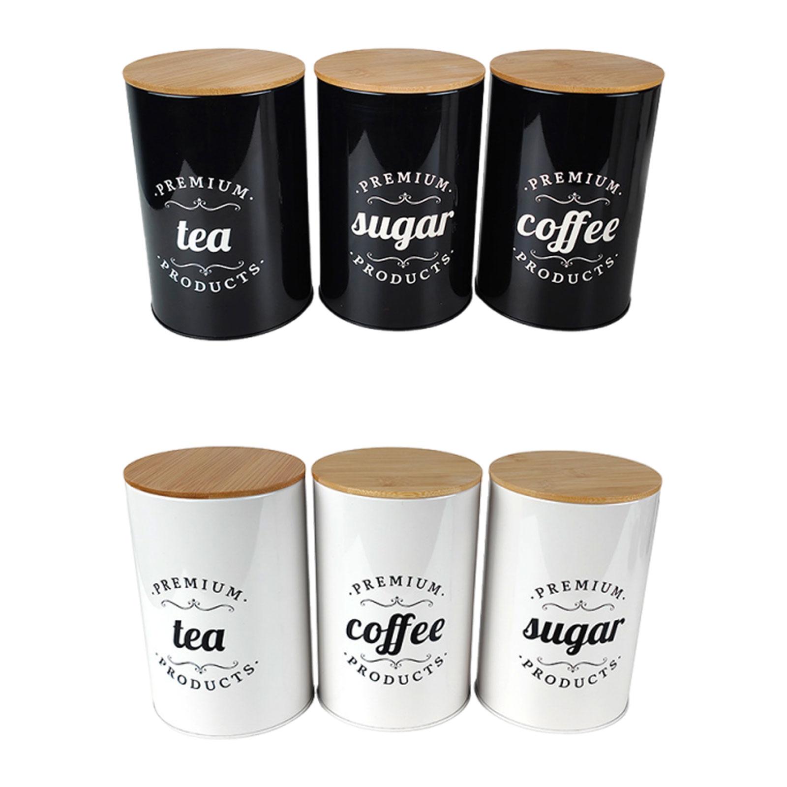 Tinplate Coffee Tea Sugar Stor - مراجعة Tea Coffee Sugar Container وسعره