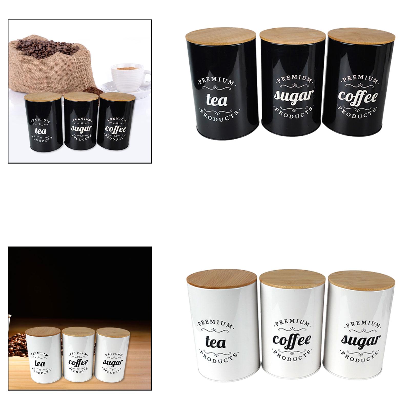 Tinplate Coffee Tea Sugar Stor - مراجعة Tea Coffee Sugar Container وسعره