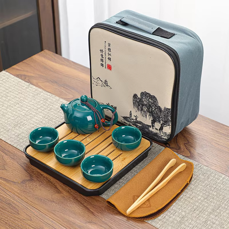 Chinese Kung Fu Travel Set, Ce - مراجعة Gongfu Tea Set وسعره
