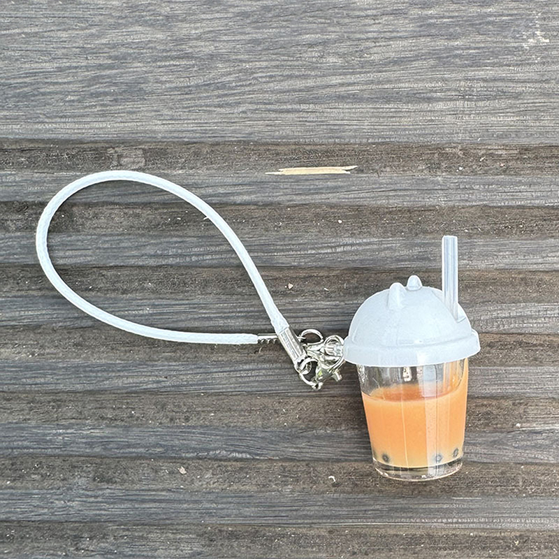 Cute Pearl Milk Tea Bag Charm  - مراجعة Coffee Y Tea وسعره