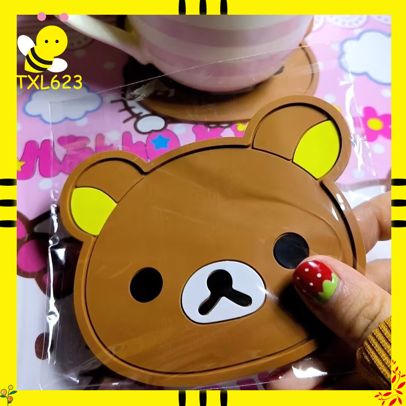 Rilakkuma Silicone Cup Coaster - مراجعة Coffee Y Tea وسعره