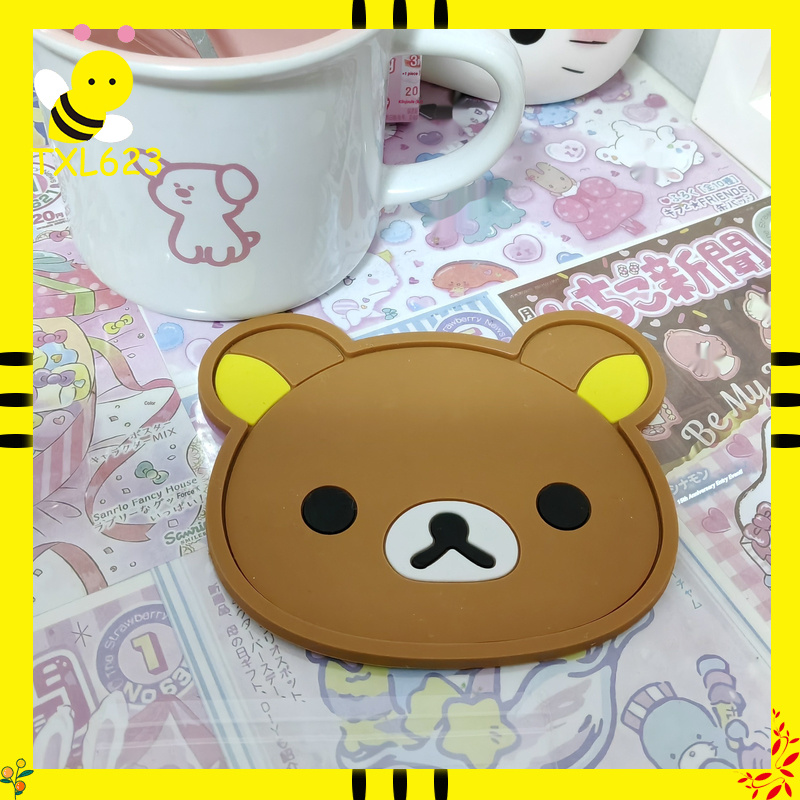 Rilakkuma Silicone Cup Coaster - مراجعة Coffee Y Tea وسعره