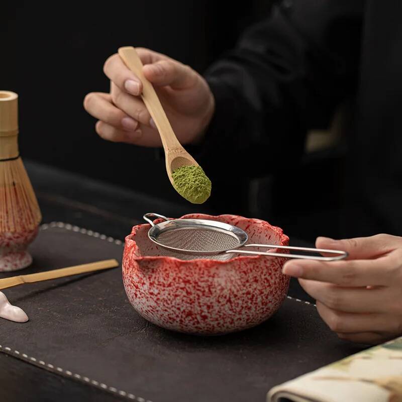 1/2/4/8PCS (Round Moon/Flower  - مراجعة Matcha Whisk Set وسعره