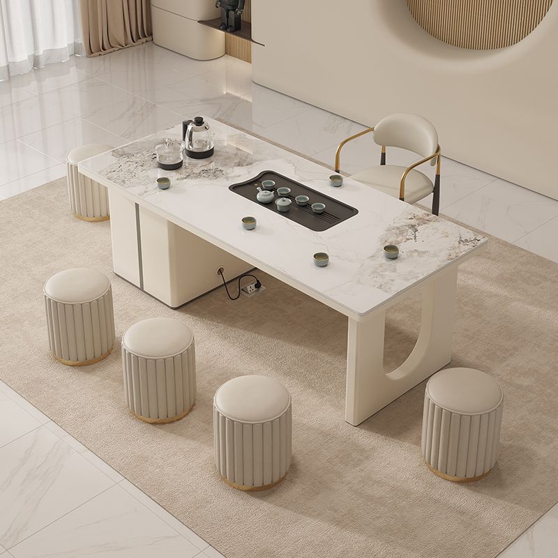 Rock slab tea table, tea table - مراجعة Coffee Tea And Company وسعره