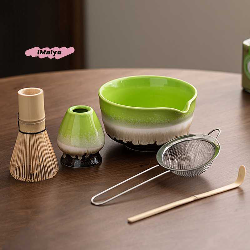 5Pcs Japanese Matcha Tea Set w - مراجعة Matcha Whisk Set وسعره