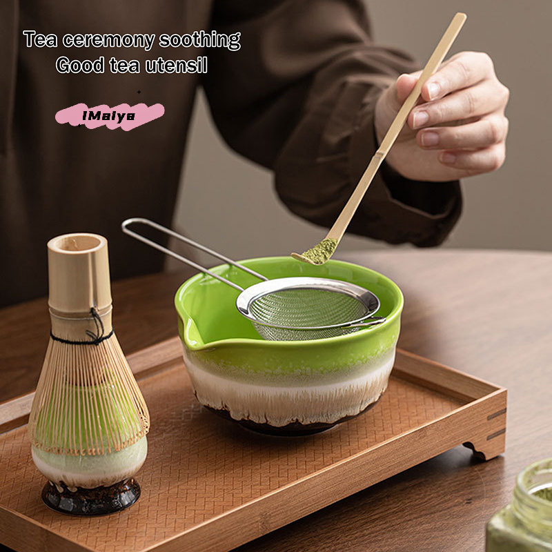 5Pcs Japanese Matcha Tea Set w - مراجعة Matcha Whisk Set وسعره