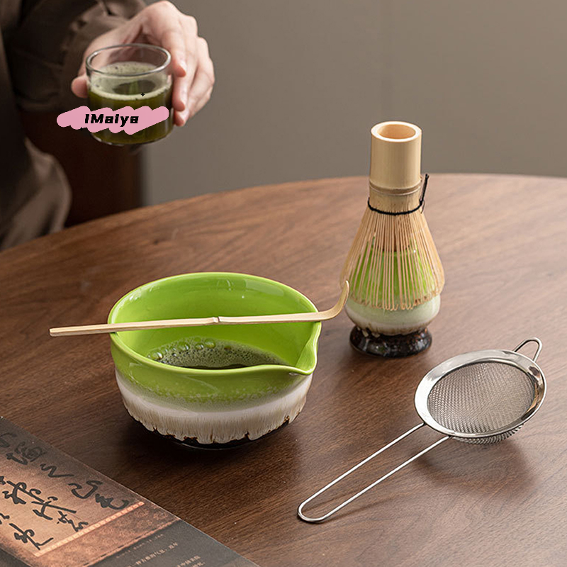 5Pcs Japanese Matcha Tea Set w - مراجعة Matcha Whisk Set وسعره