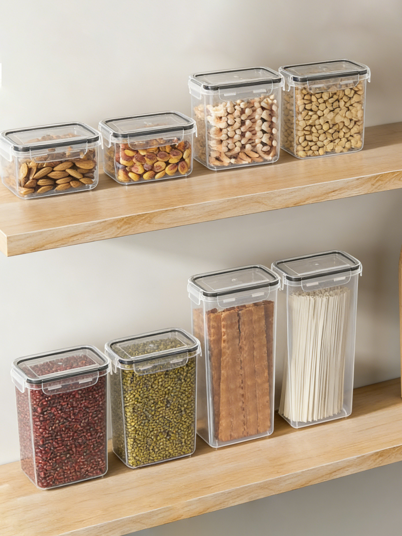 10PCS-Airtight food storage co - مراجعة Tea Coffee Sugar Container وسعره