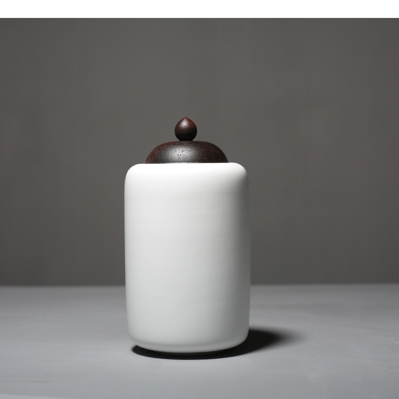 Ceramic Tea Pot Wooden Lid Por - مراجعة Tea Coffee Sugar Container وسعره