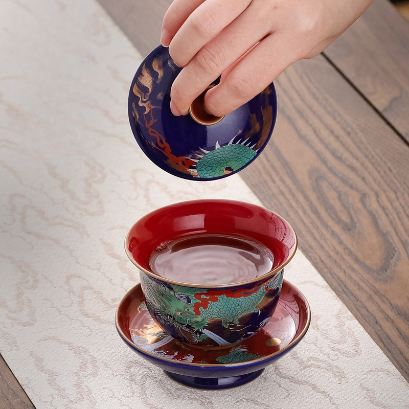 Creative Retro Ceramic Gaiwan  - مراجعة Gongfu Tea Set وسعره