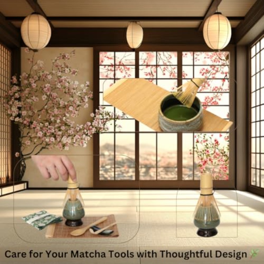 Matcha Whisk Set 9pcs Japanese - مراجعة Matcha Whisk Set وسعره