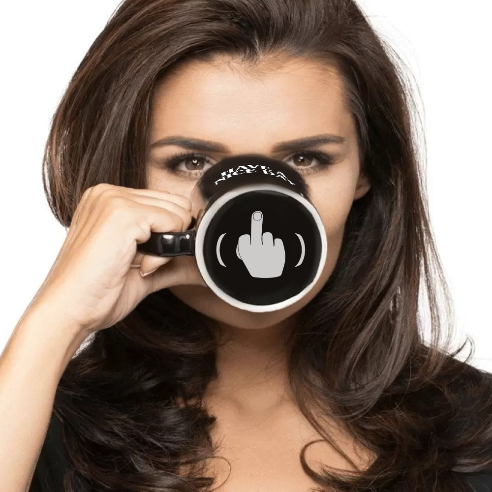 have a nice day 11oz black cer - مراجعة Coffee Tea And Company وسعره