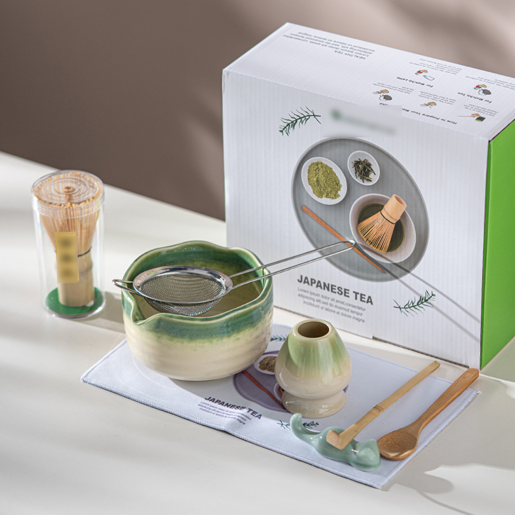 2025 New Petal Matcha Set 8PCS - مراجعة Matcha Whisk Set وسعره
