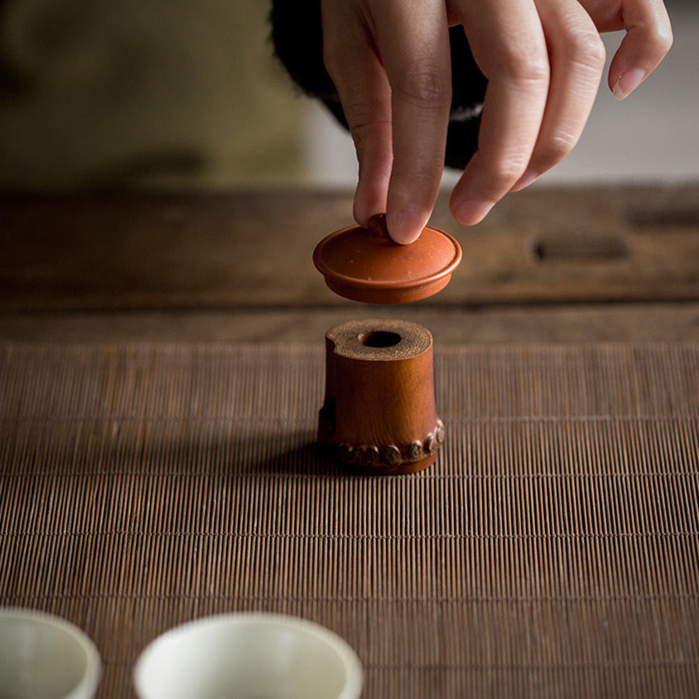 Vintage Bamboo Teapot Lid Hold - مراجعة Bamboo Tea Tray وسعره