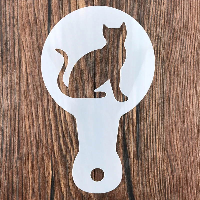 5Pcs DIY Coffee Latte Art Sten - مراجعة Coffee Stencil Art وسعره