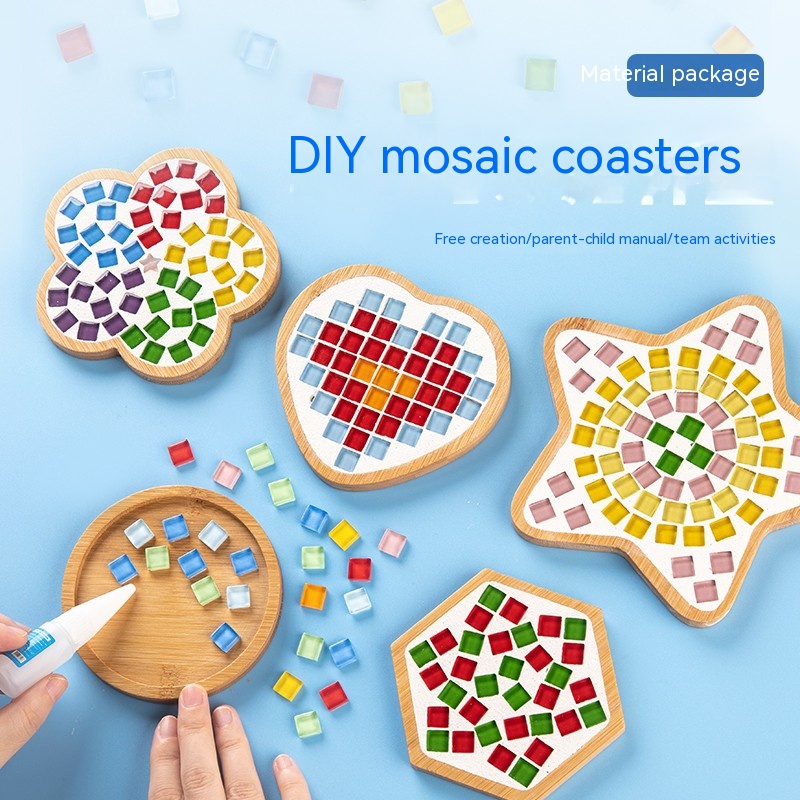 Bamboo Mosaic DIY Coasters Han - مراجعة Bamboo Tea Tray وسعره