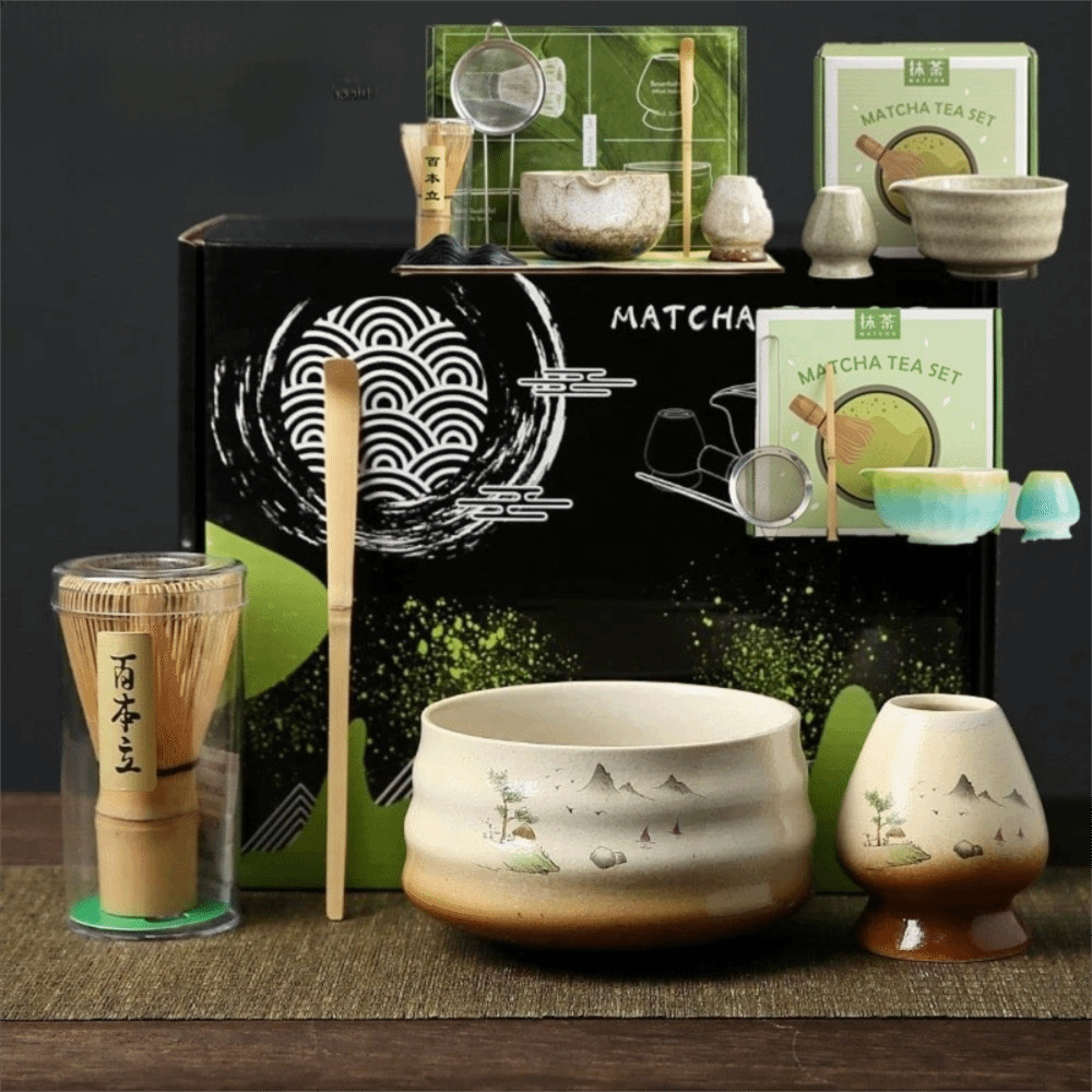 Tea Sticks Japanese Matcha Tea - مراجعة Matcha Whisk Set وسعره