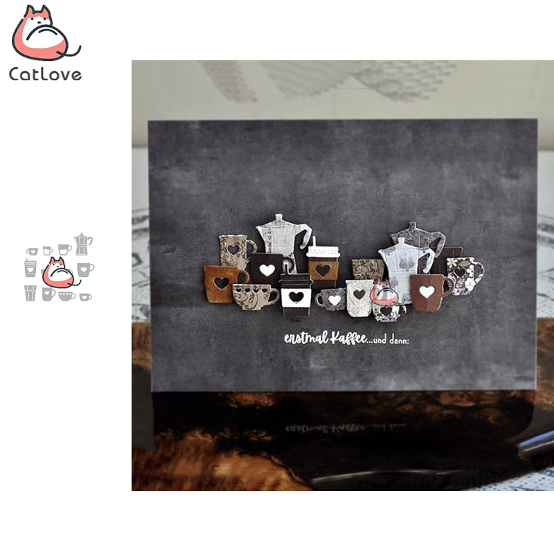 Catlove Coffee Cup Metal Cutti - مراجعة Coffee Stencil Art وسعره