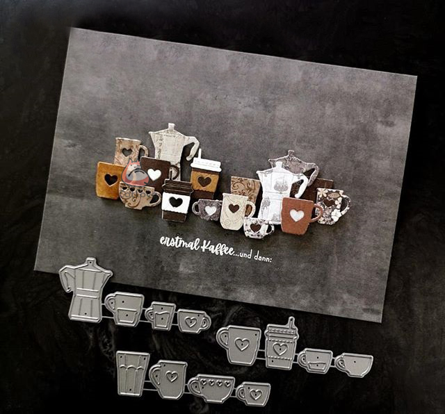 Catlove Coffee Cup Metal Cutti - مراجعة Coffee Stencil Art وسعره