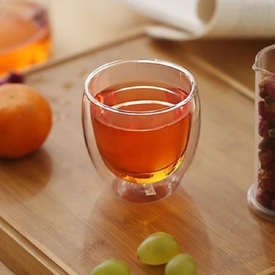 Double Walled Glass Coffee Mug - مراجعة Coffee Tea And Sugar Set وسعره