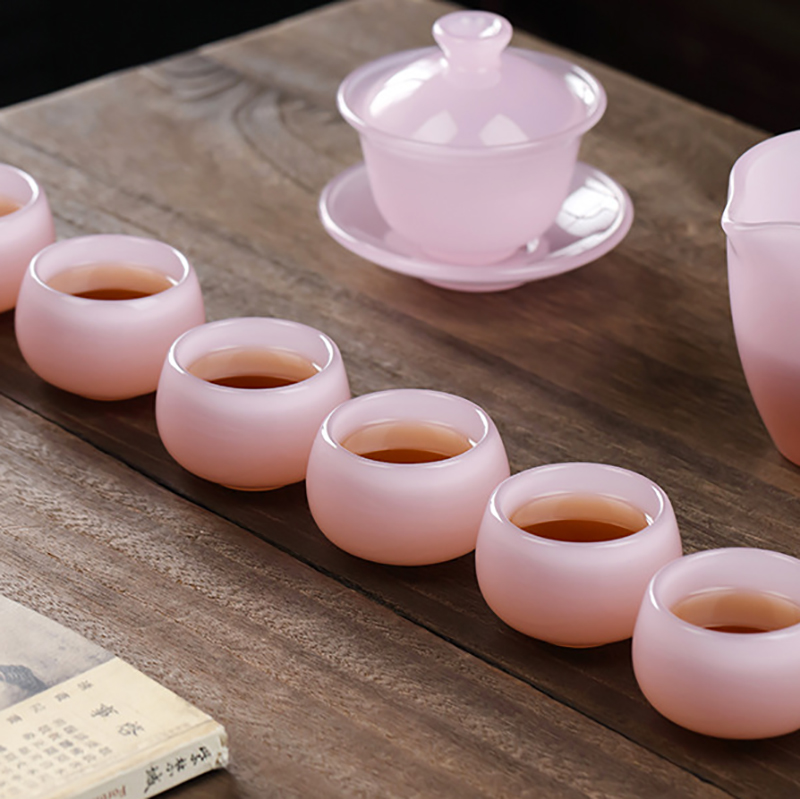 Hibiscus Jade Porcelain Teacup - مراجعة Gongfu Tea Set وسعره