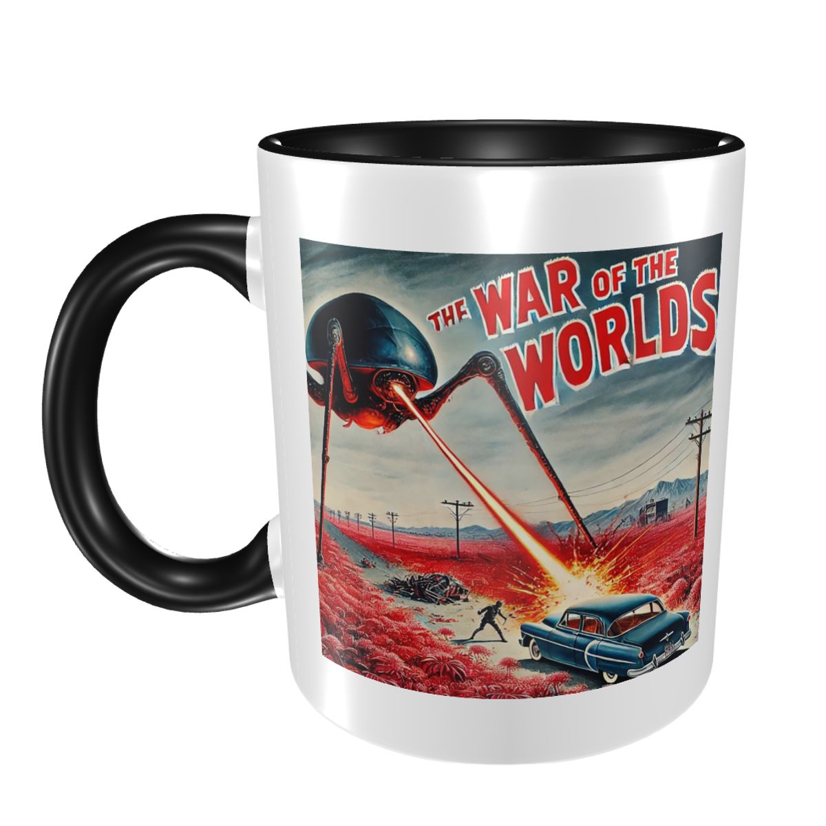 War Of The Worlds Mug Funny Ce - مراجعة Coffee Tea World وسعره