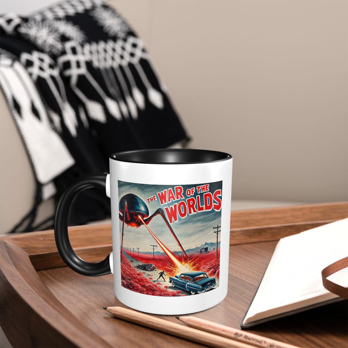 War Of The Worlds Mug Funny Ce - مراجعة Coffee Tea World وسعره