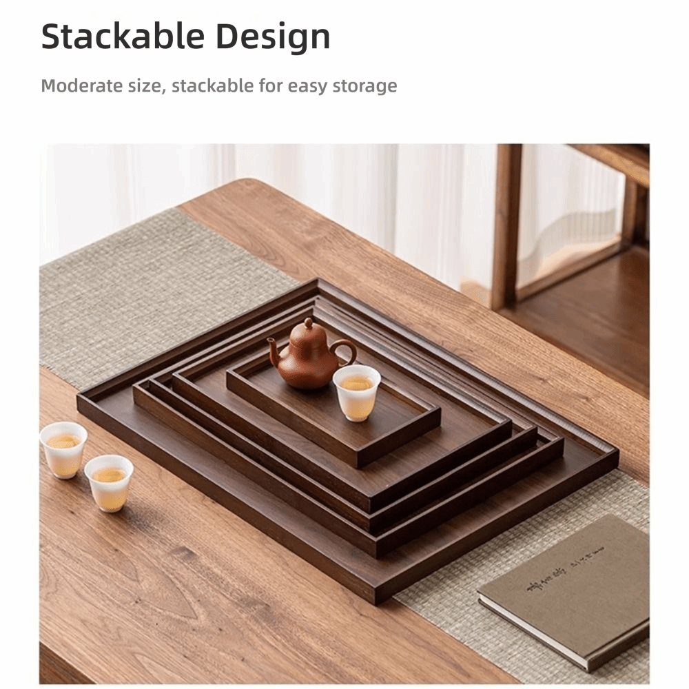 Decorate Tray Natural Bamboo B - مراجعة Bamboo Tea Tray وسعره