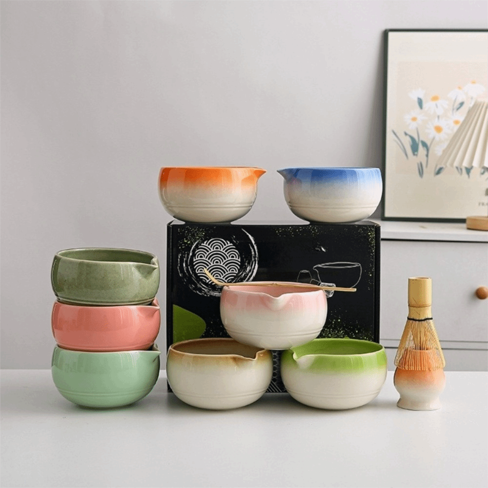 Traditional Ceramic Matcha Bow - مراجعة Matcha Whisk Set وسعره