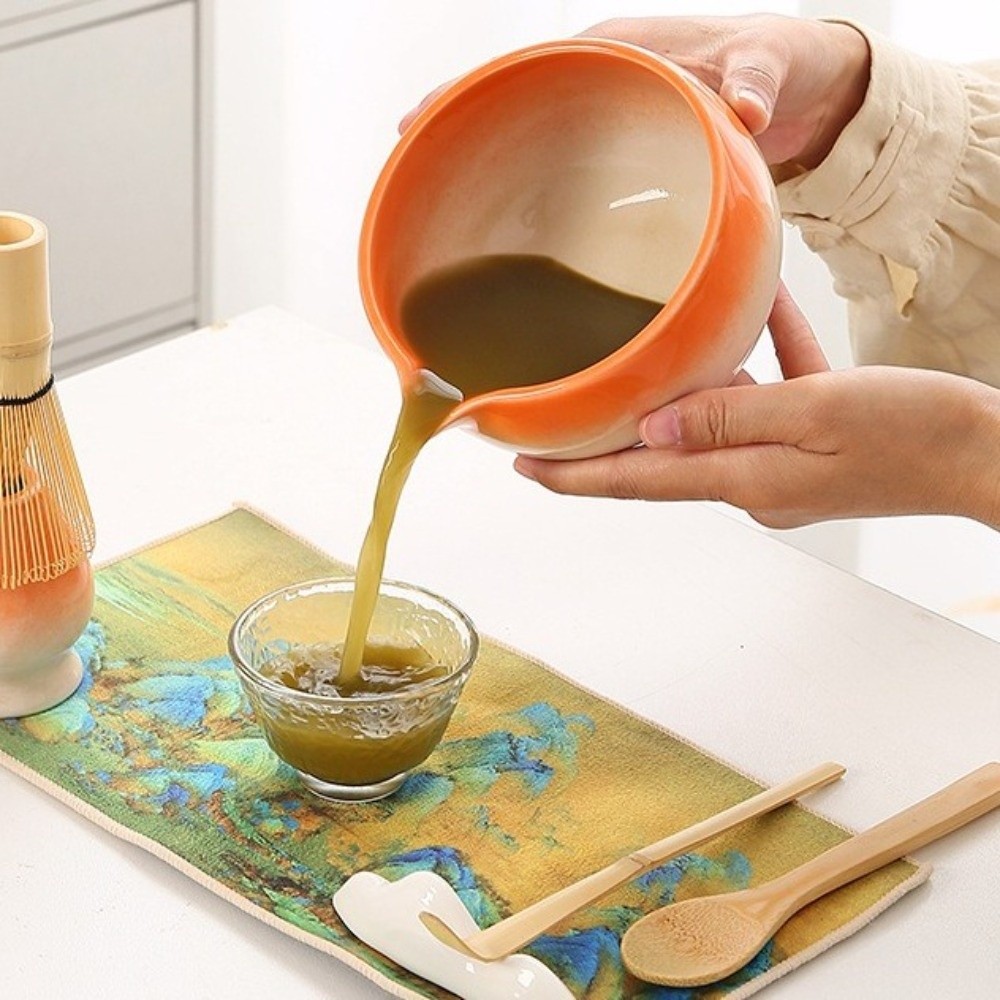 Traditional Ceramic Matcha Bow - مراجعة Matcha Whisk Set وسعره