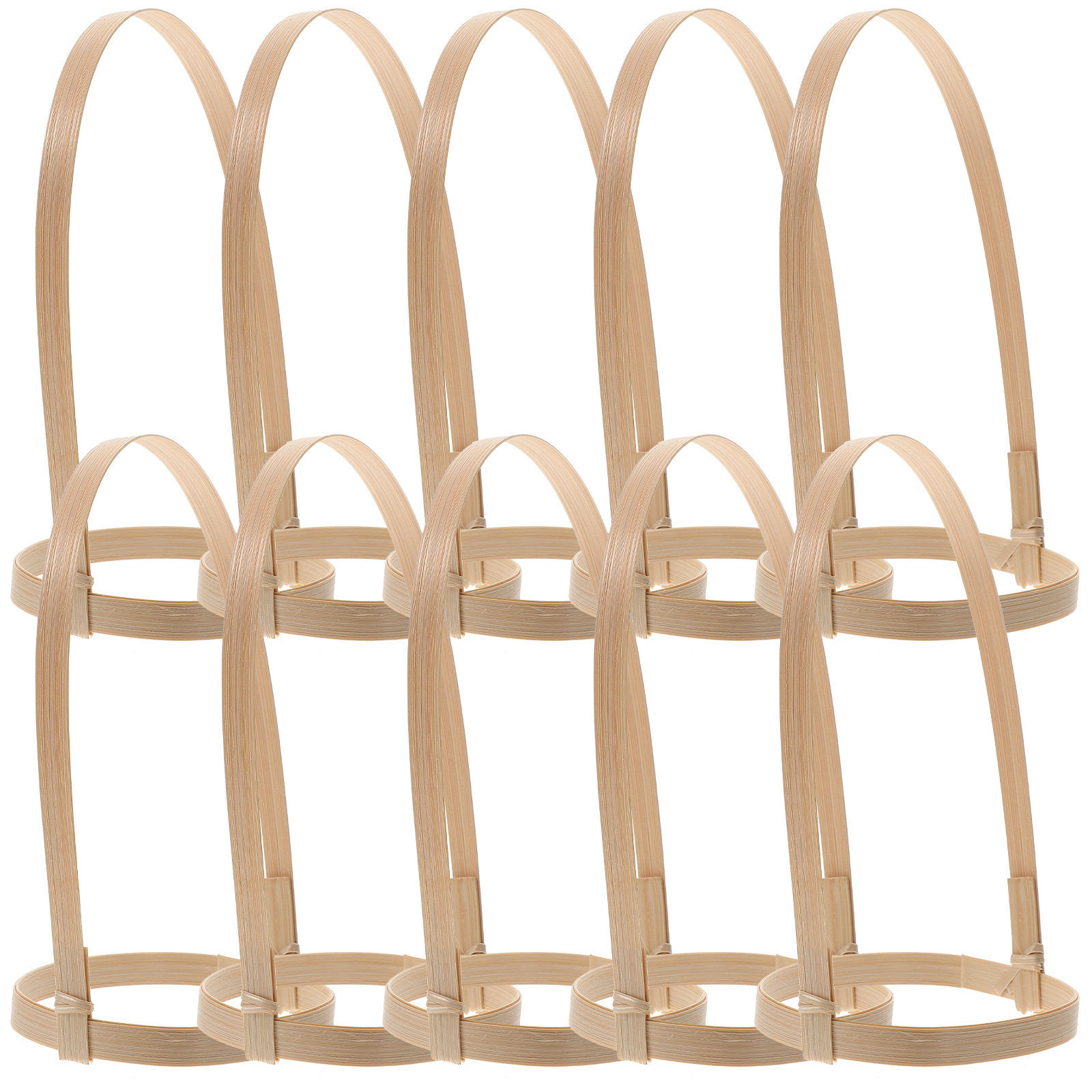 10Pcs Bamboo Drink Cup Carrier - مراجعة Bamboo Tea Tray وسعره