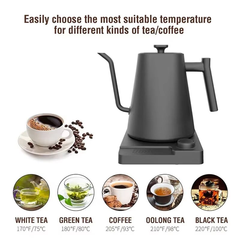 ABKL-Gooseneck Electric Kettle - مراجعة Coffee Tea Uk وسعره