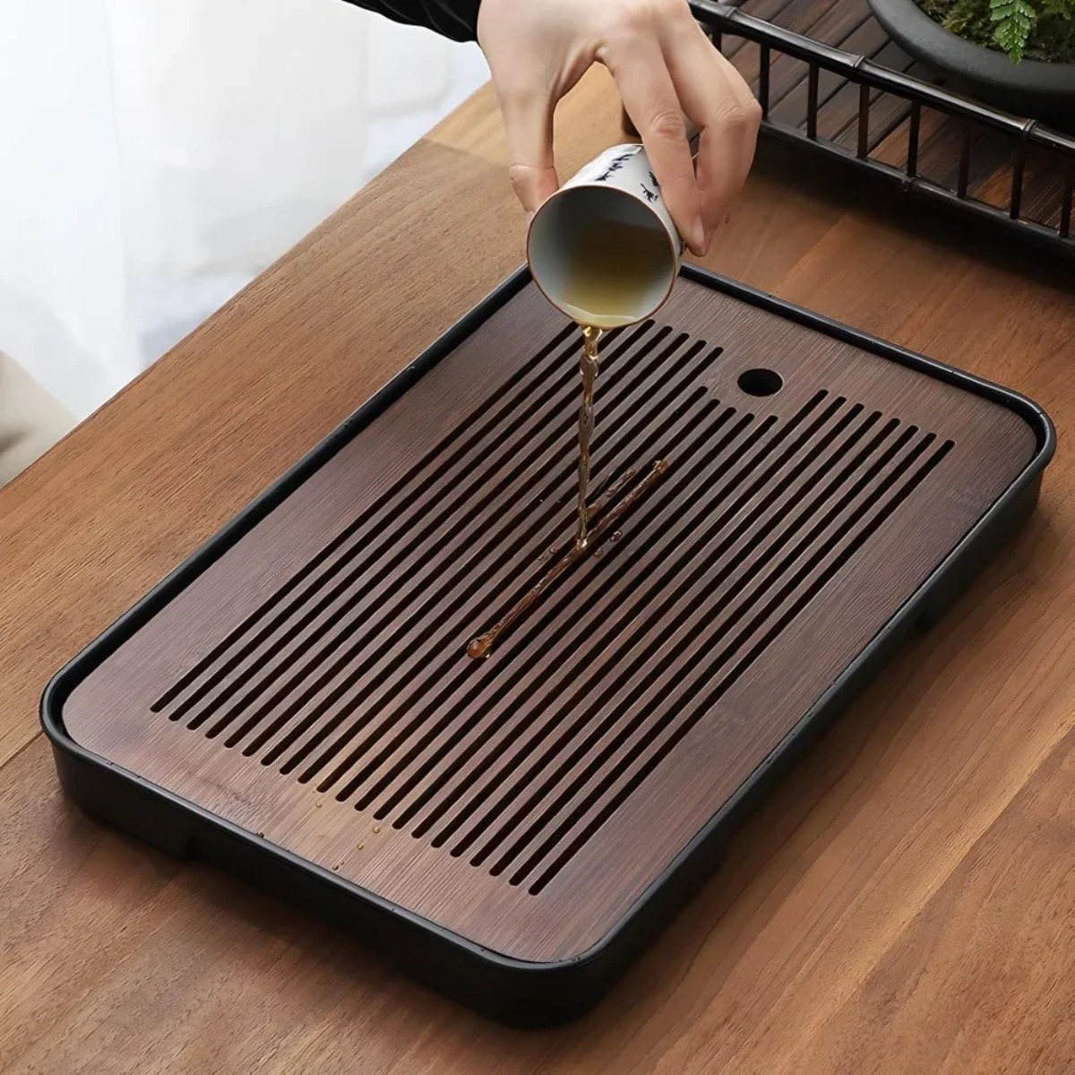 Portable Detachable Bamboo Tea - مراجعة Bamboo Tea Tray وسعره