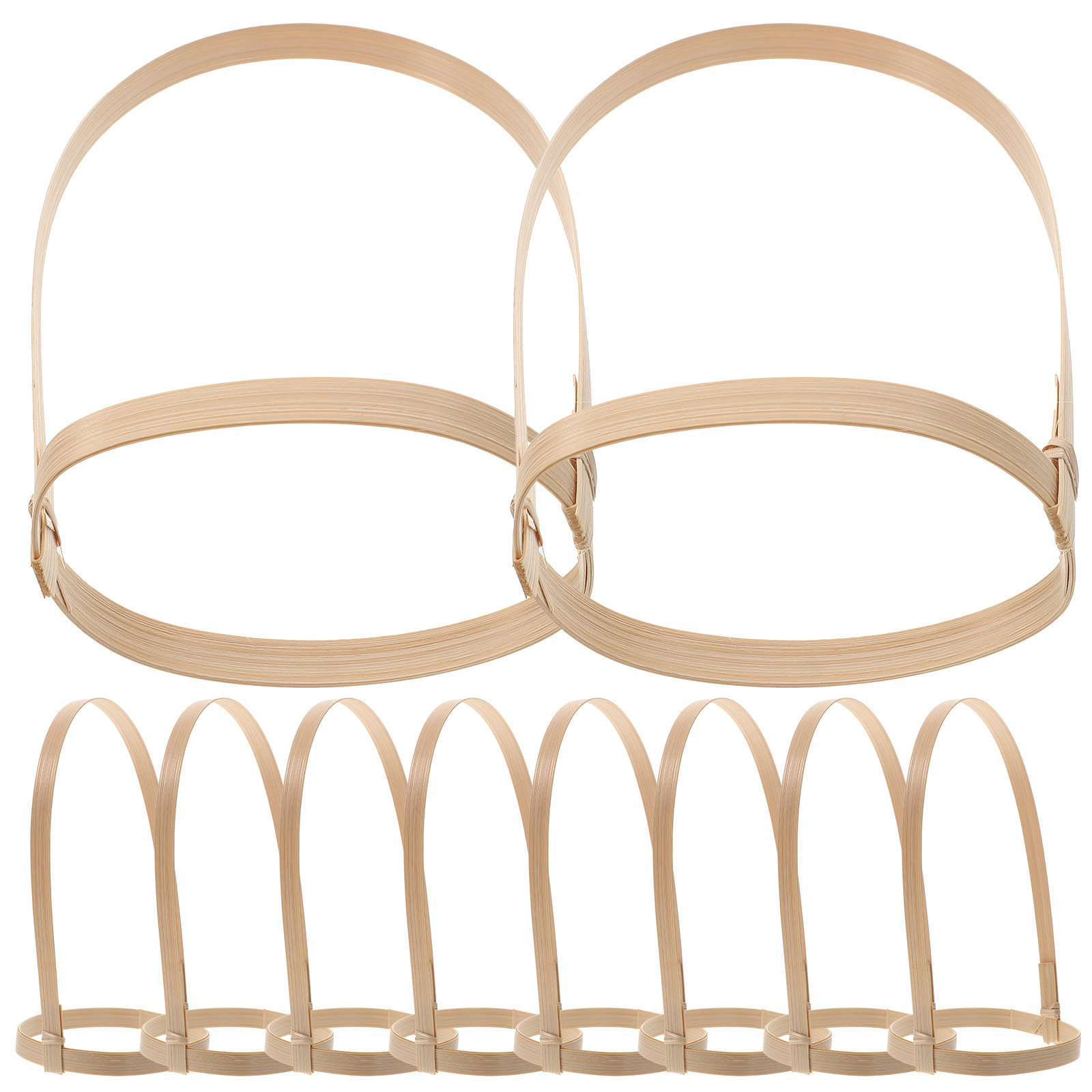 10Pcs Bamboo Drink Carrier Cof - مراجعة Bamboo Tea Tray وسعره