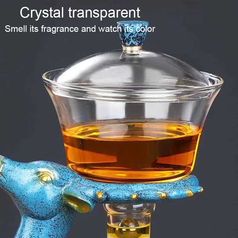 BOZZH-Kungfu Glass Tea Set, Cr - مراجعة Gongfu Tea Set وسعره